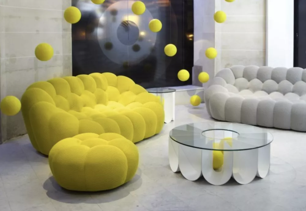 curved bubble sofa